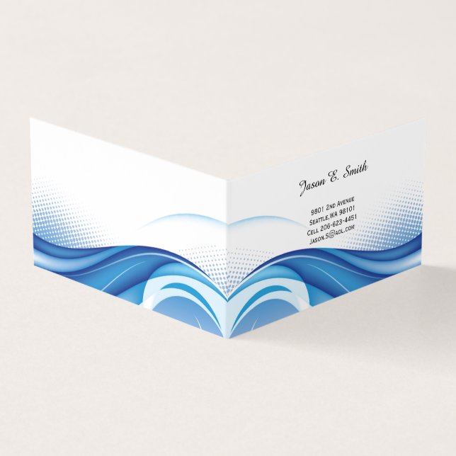 Folded Business Card (Outside)