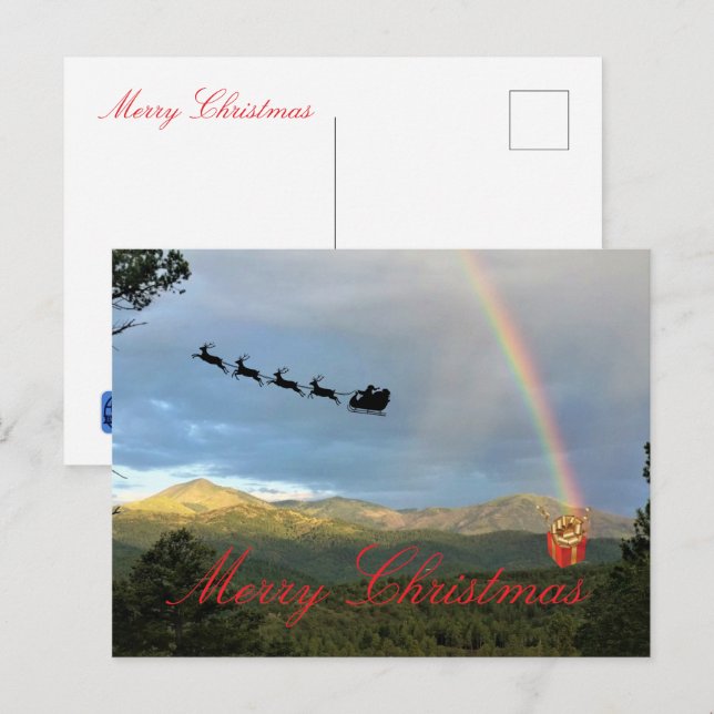 Folded Christmas Card (Front/Back)
