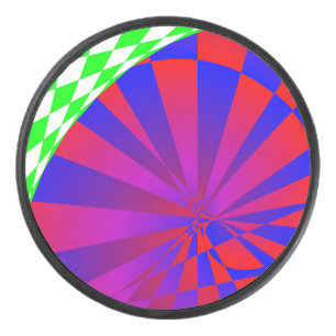 Folded Dimensions by Kenneth Yoncich Hockey Puck