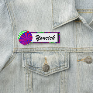 Folded Dimensions by Kenneth Yoncich Name Tag