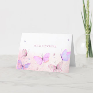 Folded Food Label Thank You Card