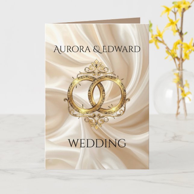 Folded Greeting Card (Yellow Flower)