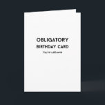 Folded Greeting Card<br><div class="desc">Funny,  sarcastic and rude but perfect for a friend who loves to laugh.</div>