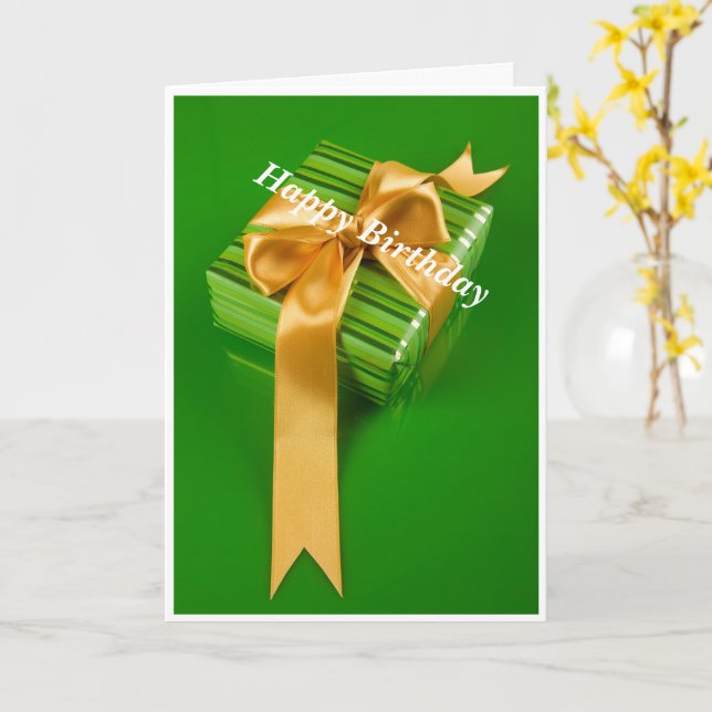 Folded Greeting Card (Yellow Flower)