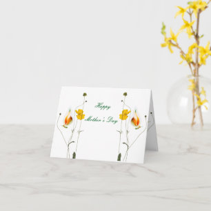 Folded greeting card