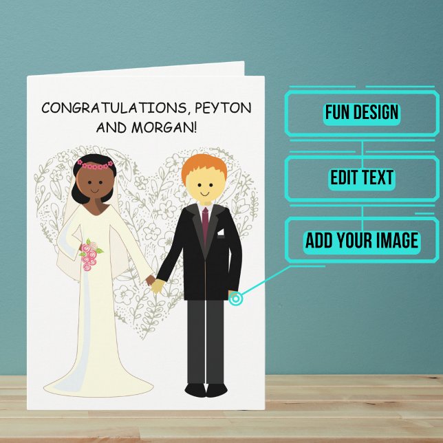Folded Greeting Card (Send your love and congratulations with a modern and unique twist.)