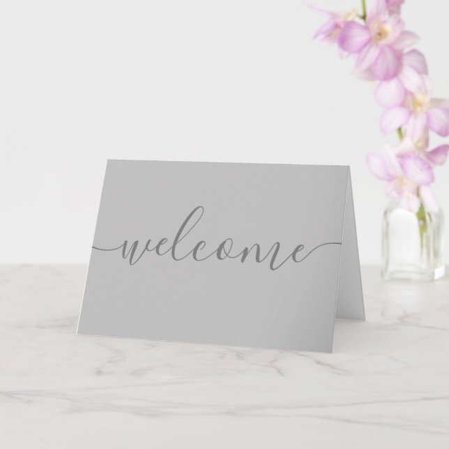 Folded Greeting Card (Orchid)