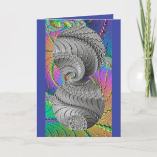 Folded Greeting Card- Double Moon Collection Card
