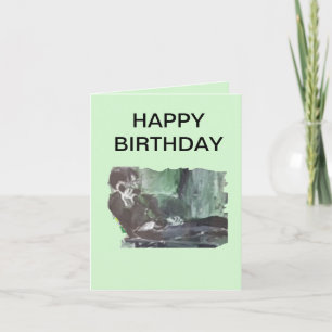 Folded Greeting Card : happy Birthday take a Break