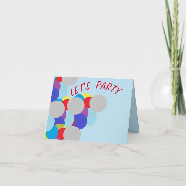 Folded Greeting Card : Party Invitations (Front)