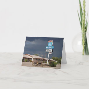 Folded Greeting Card - Route 66, California