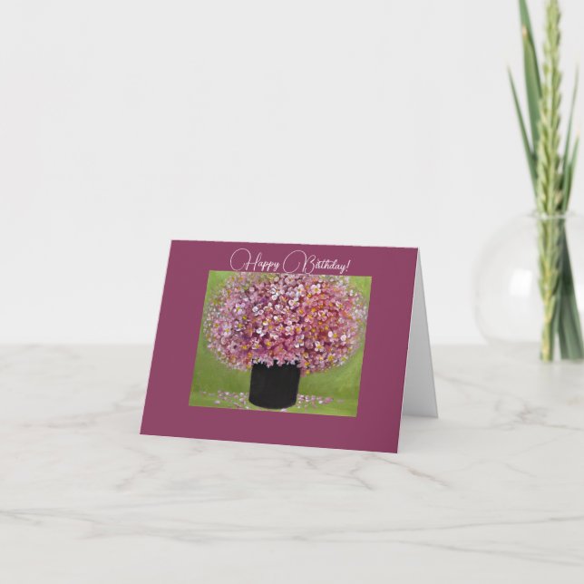 Folded Greeting Card/ special person birthday Card (Front)