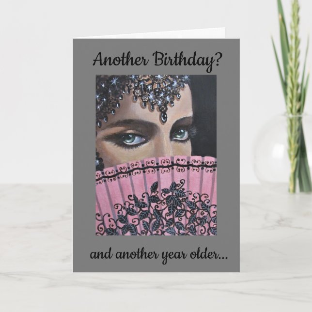 Folded Greeting Card Whimsical Birthday (Front)