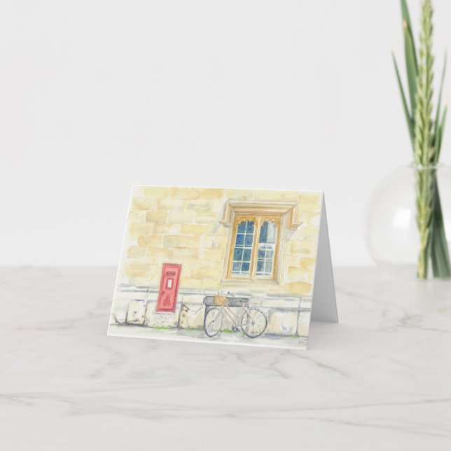 Folded greeting card with original artwork (Front)