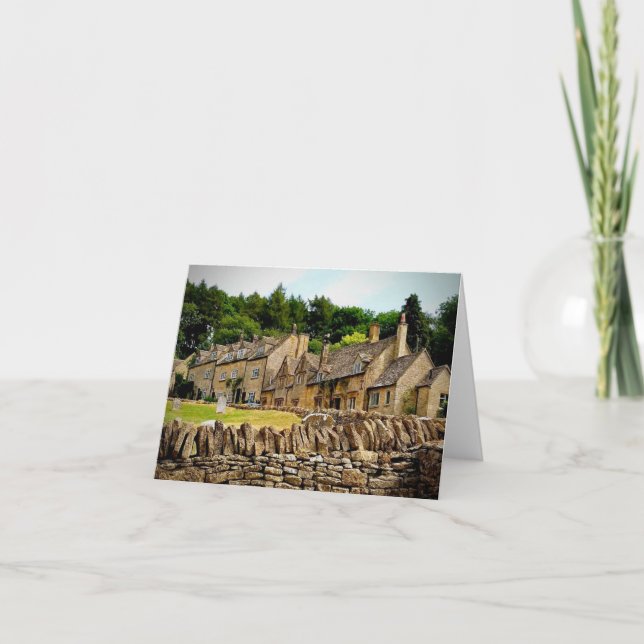 Folded greeting card with photo motif of England (Front)