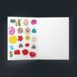 Folded Greeting Cards | Floral Dragon Art<br><div class="desc">Whimsical folded greeting card with floral and dragon motifs—perfect for heartfelt occasions. Bring joy and artistry to every occasion with this folded greeting card featuring a vibrant mix of floral patterns, whimsical dragons, and ornamental motifs. The design blends playful cartoon elements with elegant decorative styles, making it versatile for birthdays,...</div>