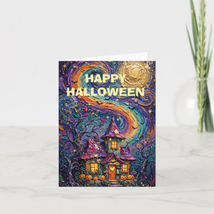Folded Halloween Greeting Card