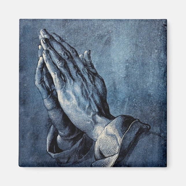 Folded Hands Prayer - Durer Magnet (Front)