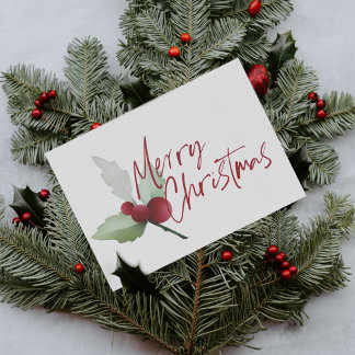 Folded Holiday Card