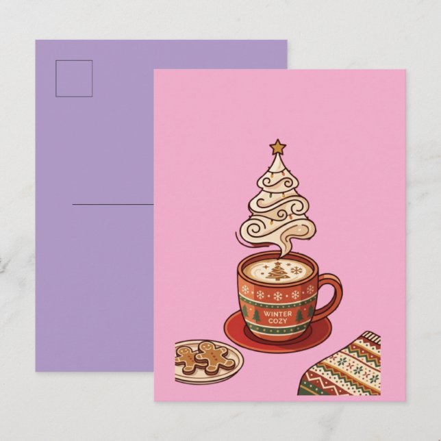 Folded Holiday Card (Front/Back)
