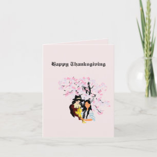 Folded Holiday Card : First Thanksgiving