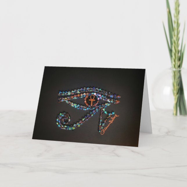 Folded Holiday Card - Nubian Series I (Front)