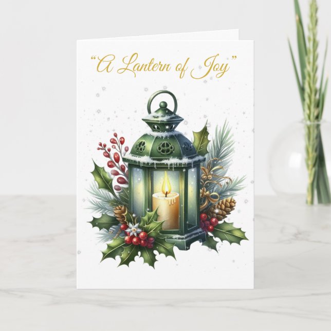 Folded Holiday Card-Victorian Xmas Splendour (Front)