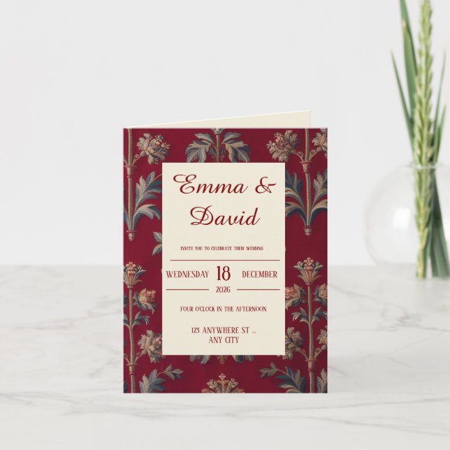 Folded Invitation (Front)