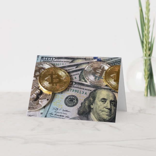 Folded Invitation Bitcoin (Front)