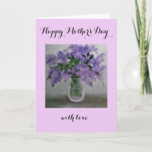 Folded  Mother's Day Card Card