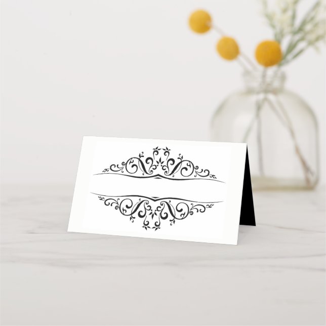 Folded Name Place Card (Front)