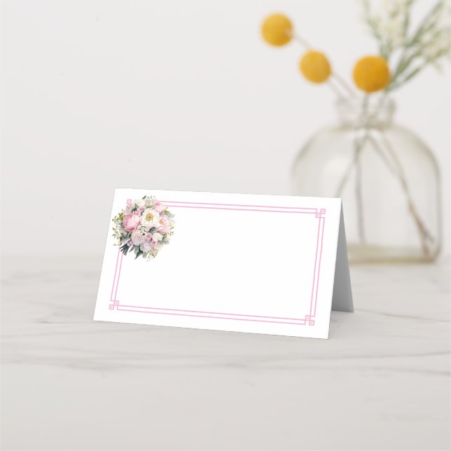 Folded Name Place Card (Front)