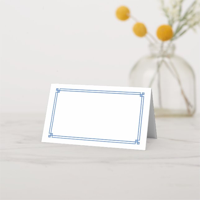 Folded Name Place Card (Front)