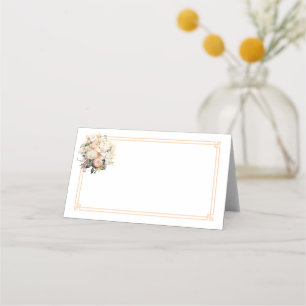 Folded Name Place Card