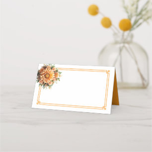 Folded Name Place Card