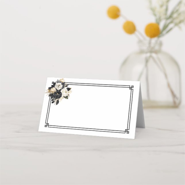 Folded Name Place Card (Front)