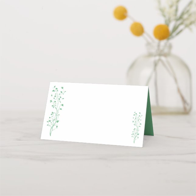 Folded Name Place Card (Front)