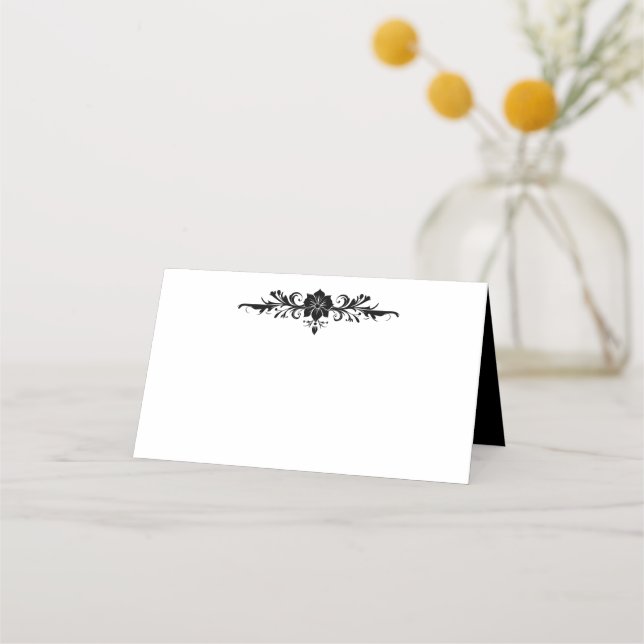 Folded Name Place Card (Front)