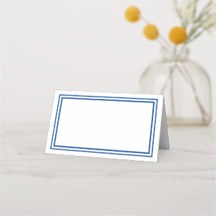 Folded Name Place Card-Borders Card