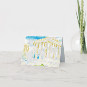 Folded Note Card : Hazy Day