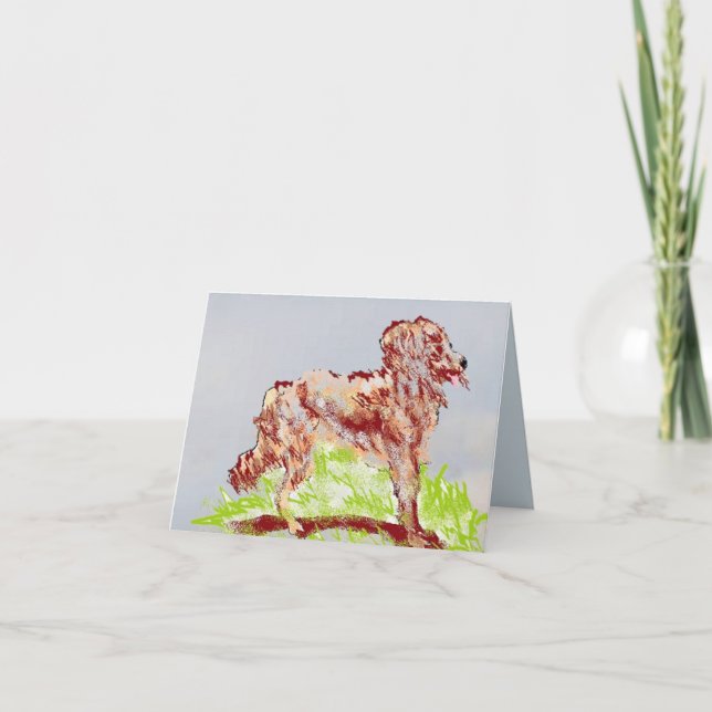 Folded Note Card  : The Country Side (Front)