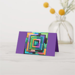 Folded Place Card for Teen/Adult Party