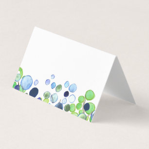 Folded Place Cards - Romantic Forest