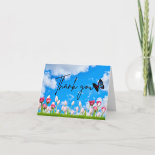 Folded Thank You Card