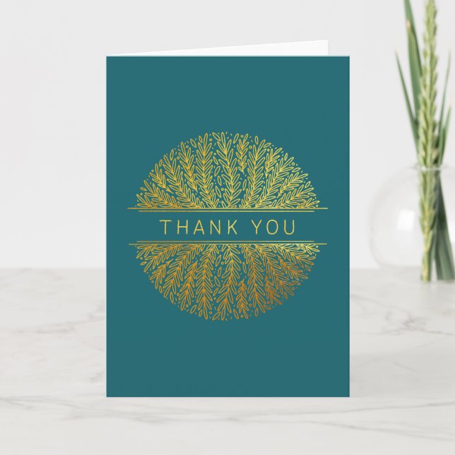 Folded Thank You Card (Front)