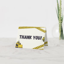 Folded Thank You Card