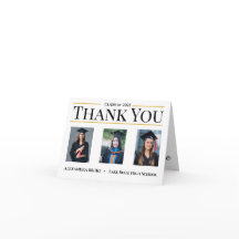 Folded Thank You Card