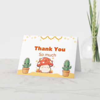 Folded Thank You Card