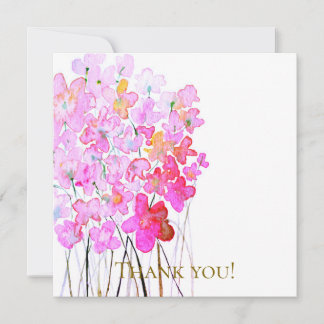 Folded Thank You Card