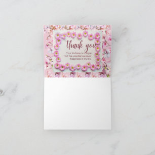Folded Thank You Card